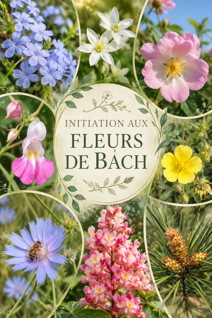 Fleurs sauvages illustrant la diversité des élixirs floraux du Docteur Bach